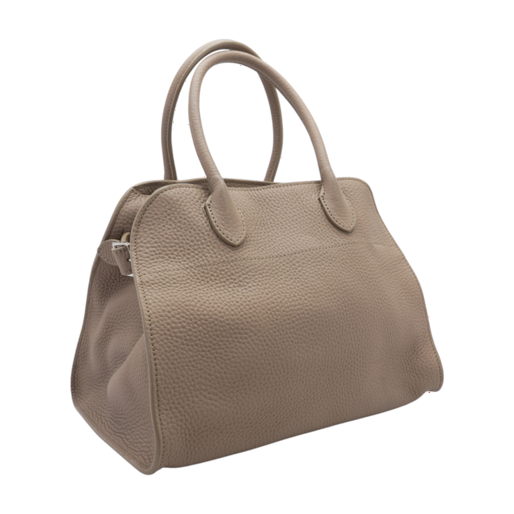 Soft Margaux 10 Bag in Dark Taupe Calfskin