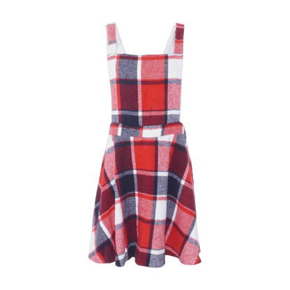 Red Plaid Mini Dress