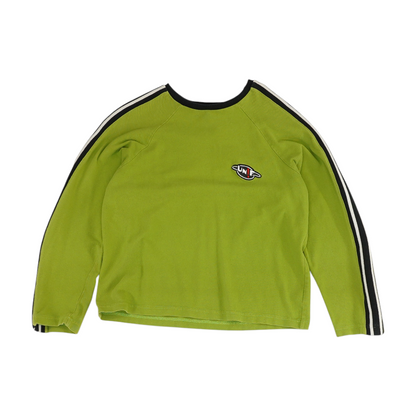 Green Solid Sweatshirt Pullover