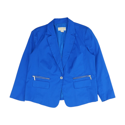Blue Plus Solid Blazer