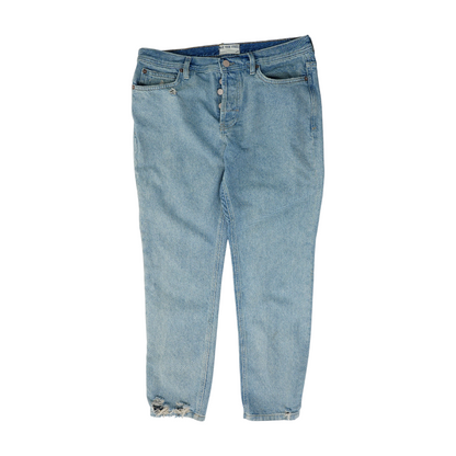 Blue Tapered Jeans