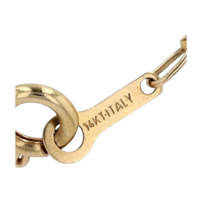 14K Yellow Gold Chain Necklace