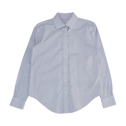Lavender Check Button Down