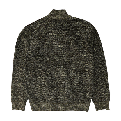 Brown Color Block Jacket