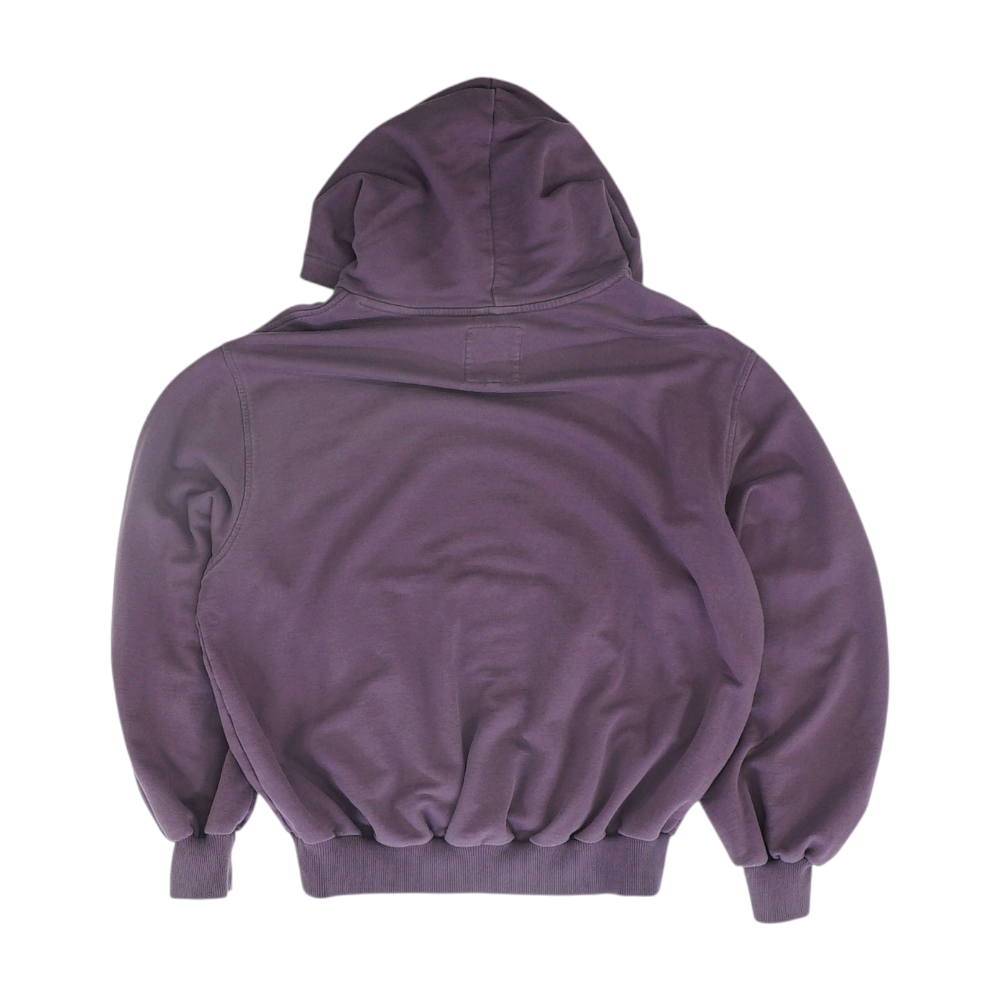 Purple Solid Hoodie Pullover