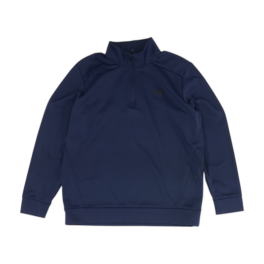 Navy Solid 1/4 Zip Pullover