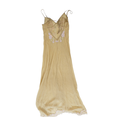 Tan Solid Nightgown