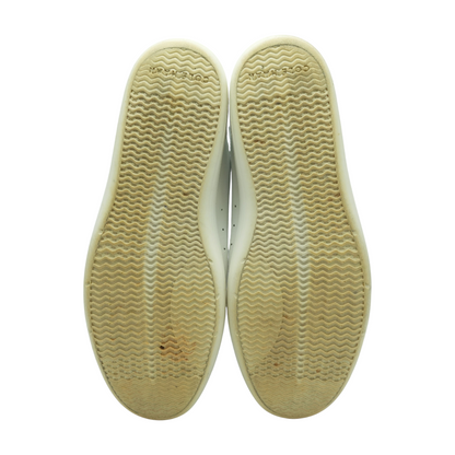 White Low-Top Athletic Shoes