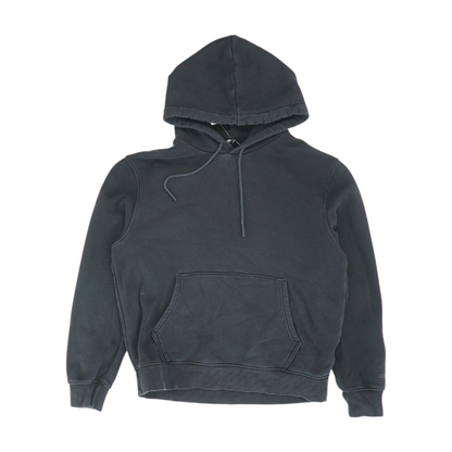 Black Solid Hoodie Pullover