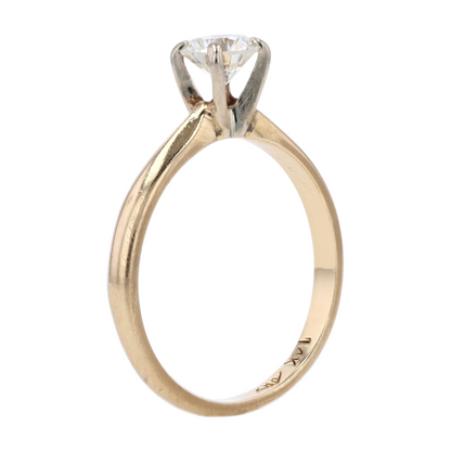 1/2 ct 14K Yellow Gold Diamond Engagement Ring