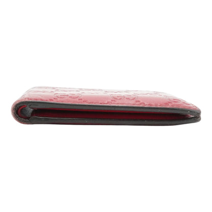 Guccissima Bi-Fold Wallet in Red
