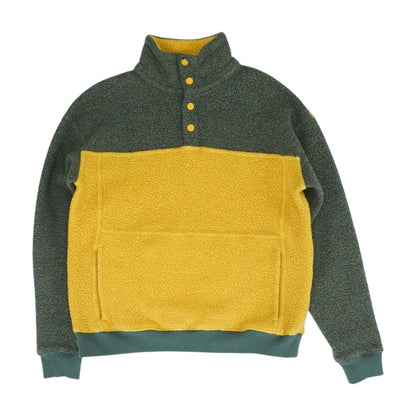Yellow Color Block Pullover