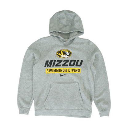 Gray Mizzou Tigers Solid Hoodie Pullover