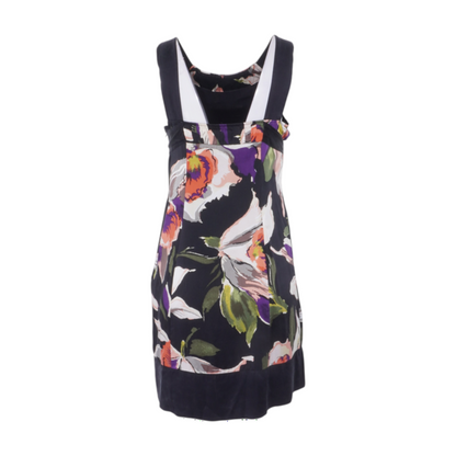 Black Floral Mini Dress