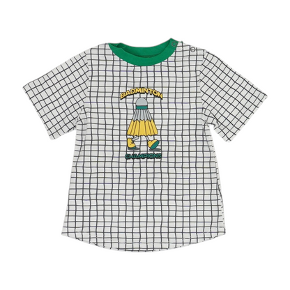 White Check T-Shirt