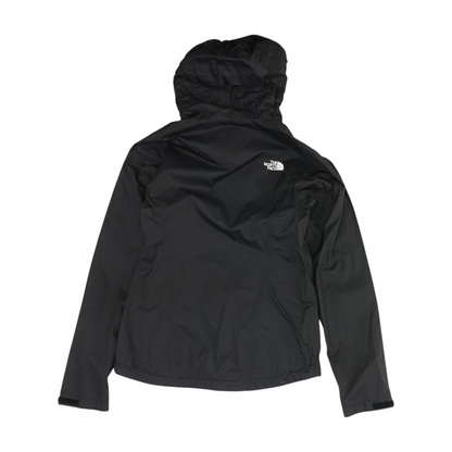 Black Solid Rain Jacket