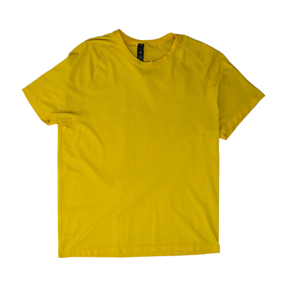 Yellow Solid Active T-Shirt