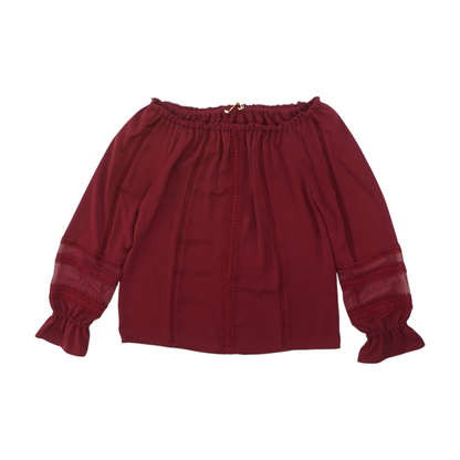 Maroon Blouse