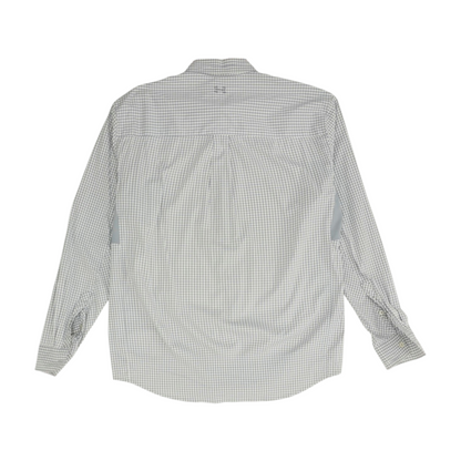 Gray Check Long Sleeve Button Down