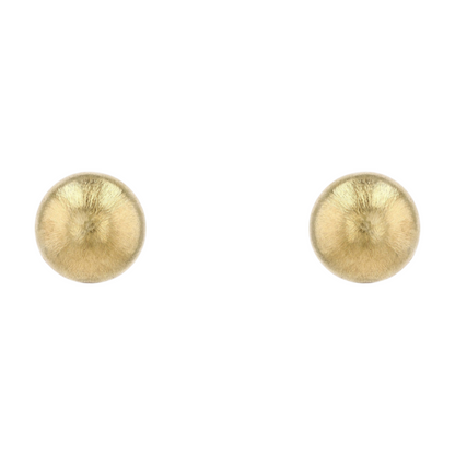 18K Yellow Gold Stud Earrings