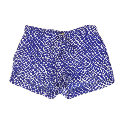Blue Animal Print Shorts