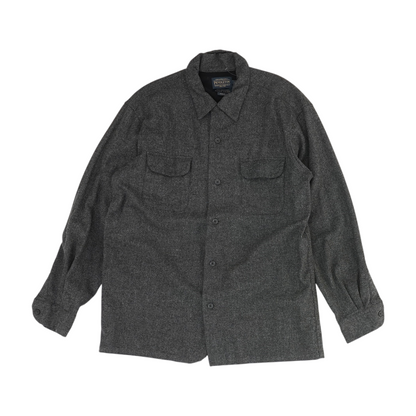 Charcoal Solid Long Sleeve Button Down
