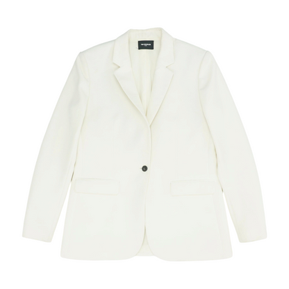 Ivory Solid Blazer