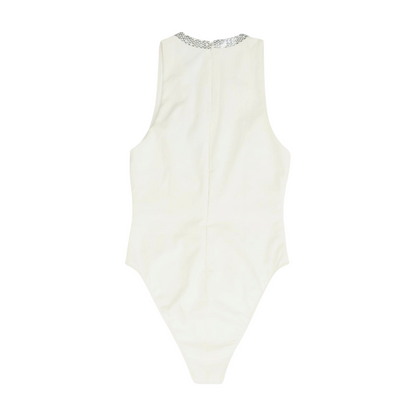 White Bodysuit Blouse