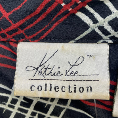 Vintage Black Striped Button Down