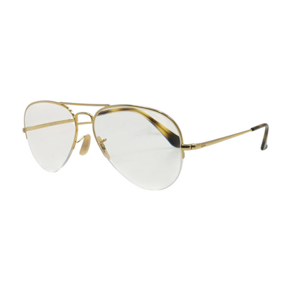 Gold RB 6589 Aviator Prescription Eyewear