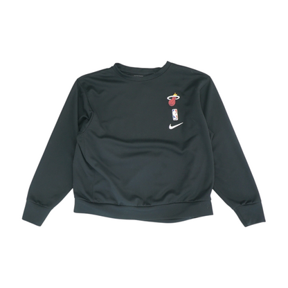 Black Miami Heat Solid Sweatshirt Pullover