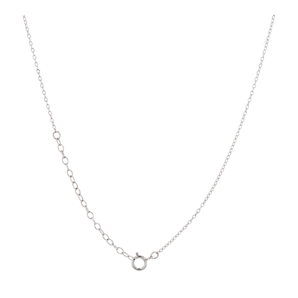 3/4 ctw 10K White Gold Lab Grown Diamond Pendant Necklace – Image 2
