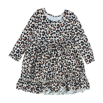 Brown Animal Print Dress