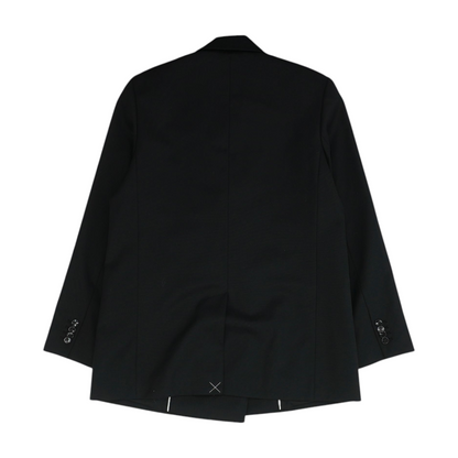 Black Solid Blazer