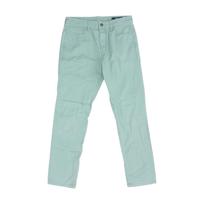 Green Slim Pants