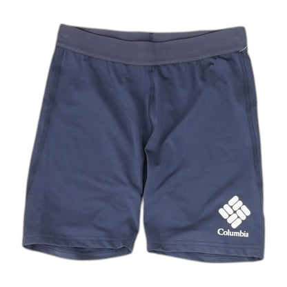 Purple Solid Active Shorts