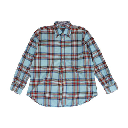 Multi Plaid Flannel Button Down