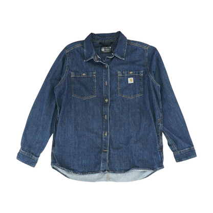 Navy Button Down