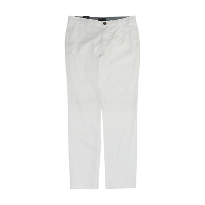 White Slim Pants