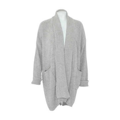 Gray Cardigan Sweater