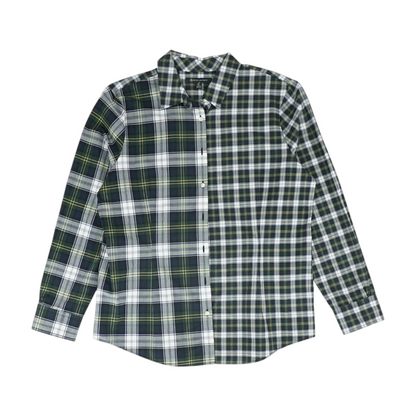 Multi Plaid Long Sleeve Button Down