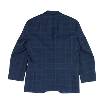 Navy Plaid Sport Coat