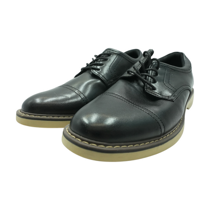 Black Lace-Up Dress Shoes
