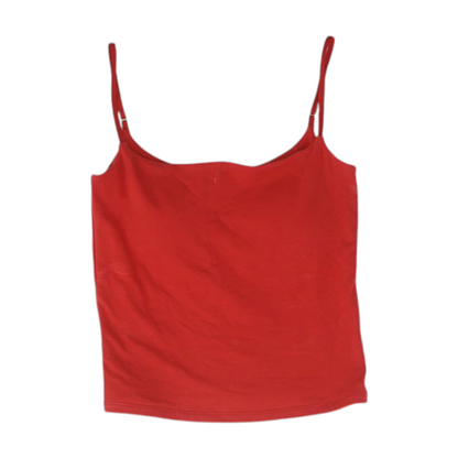 Red Cropped Blouse
