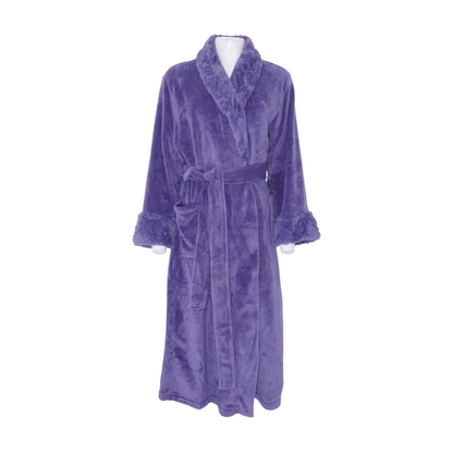 Purple Solid Robe