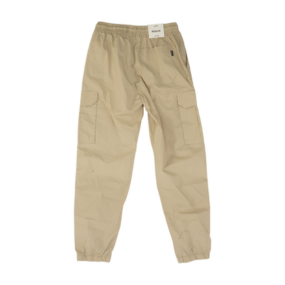 Beige Regular Pants