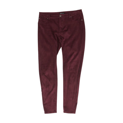 Maroon Solid Pants