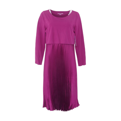 Purple Petite Midi Dress