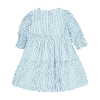 Silver Striped Dress