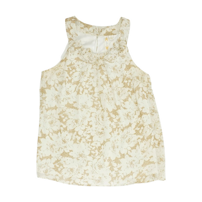 Beige Abstract Blouse
